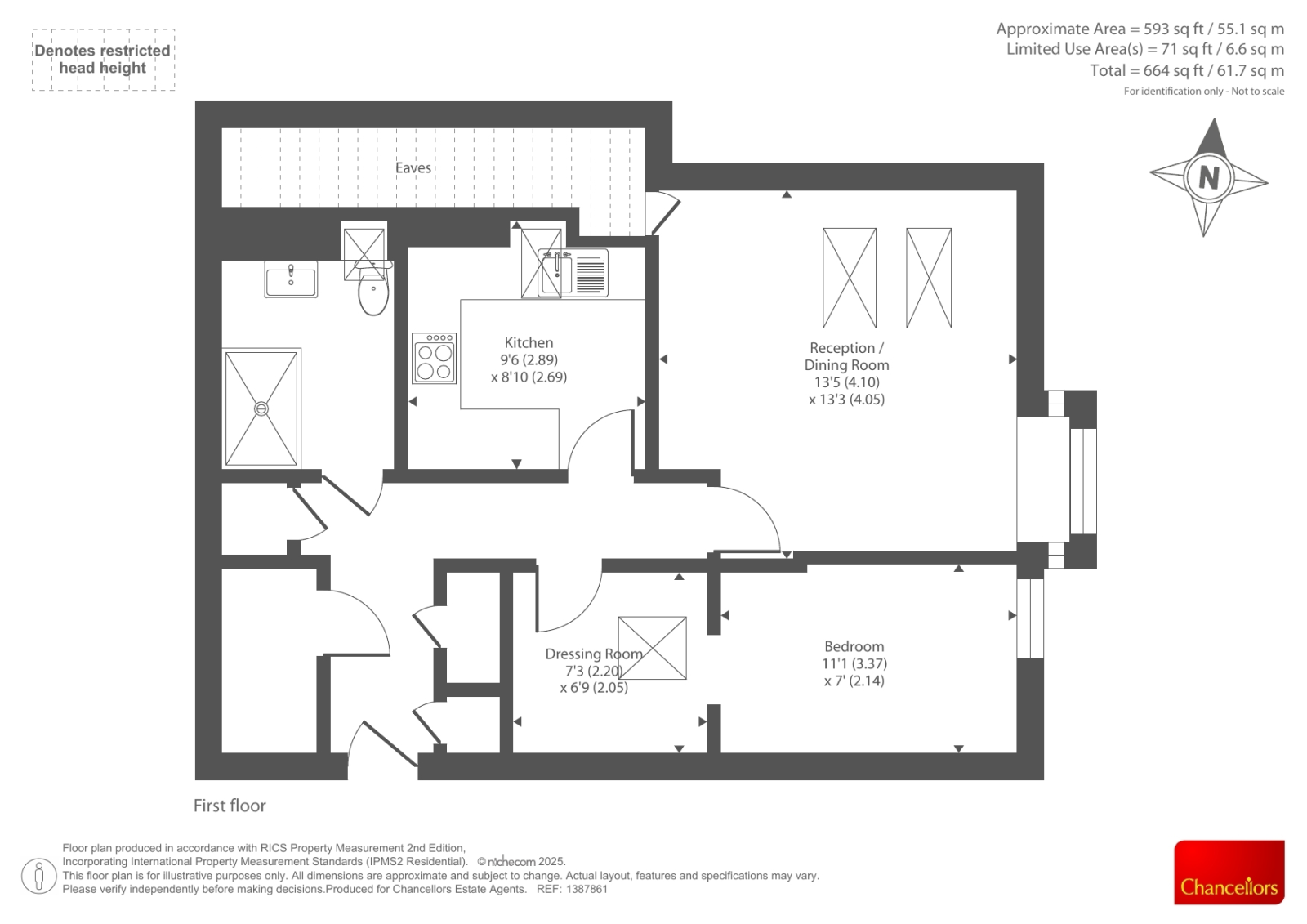 Flat 14 Emden House,, Barton Lane, Oxford floorplan
