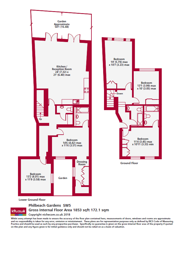 5 Bedrooms Flat to rent in Philbeach Gardens, London SW5