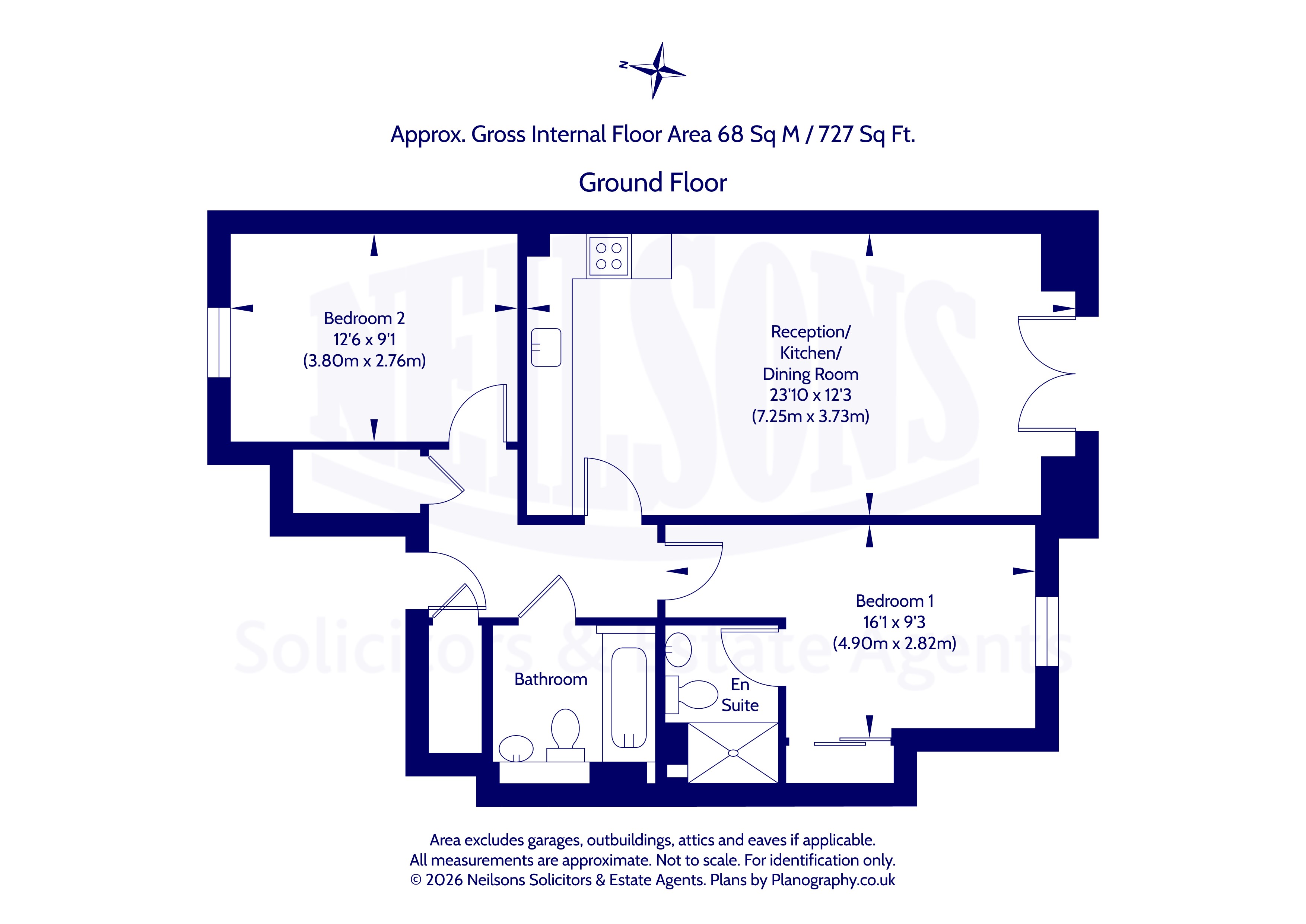 1/2, Fells Way, Edinburgh floorplan