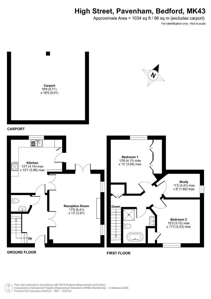 5 Sonning Cottages, High Street, Bedford floorplan