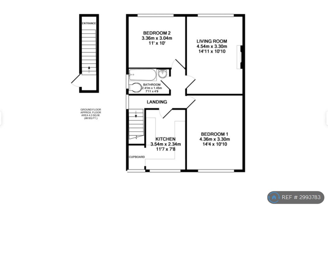 Stafford Road, Caterham floorplan