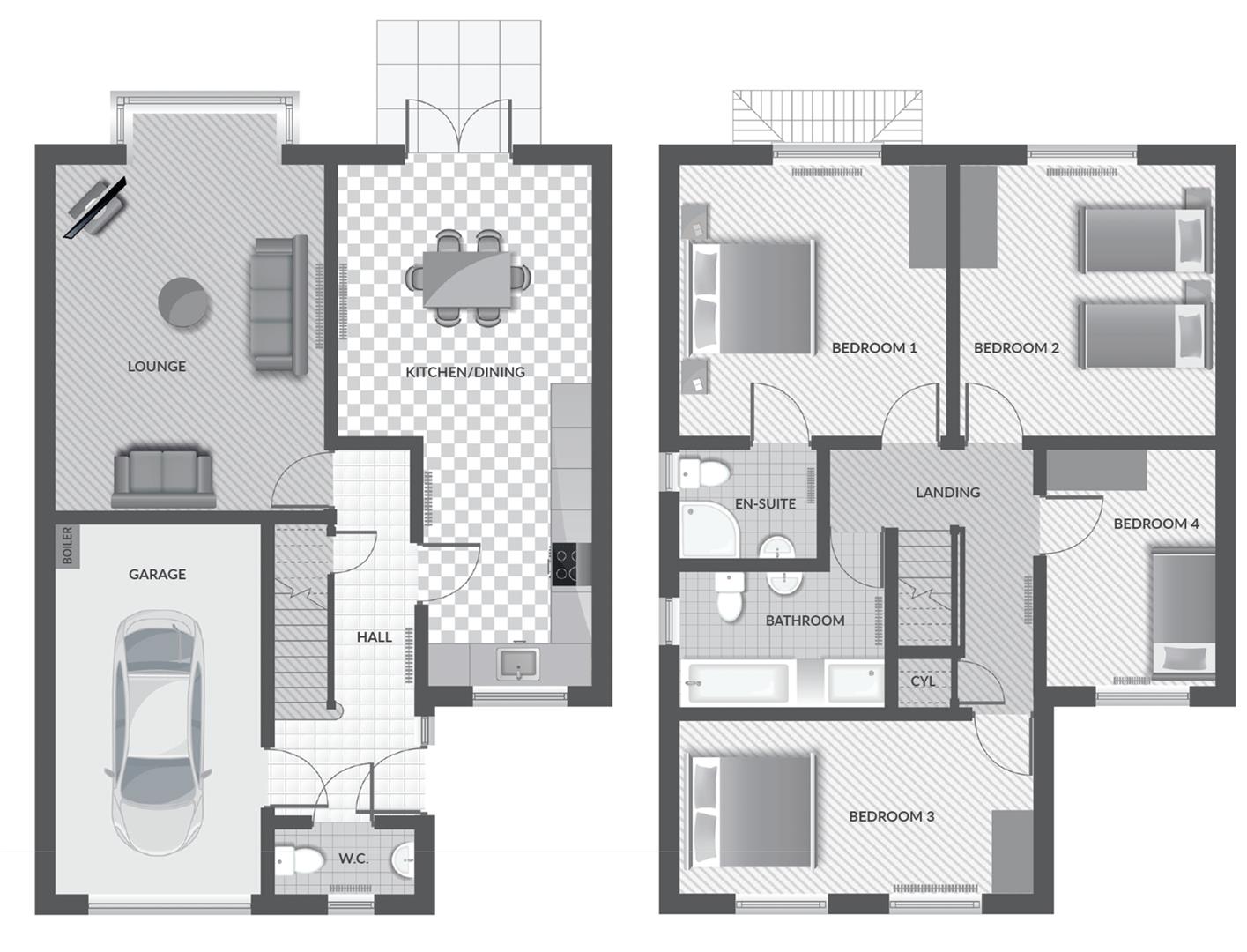 7, Woodlands Place, Pontefract floorplan