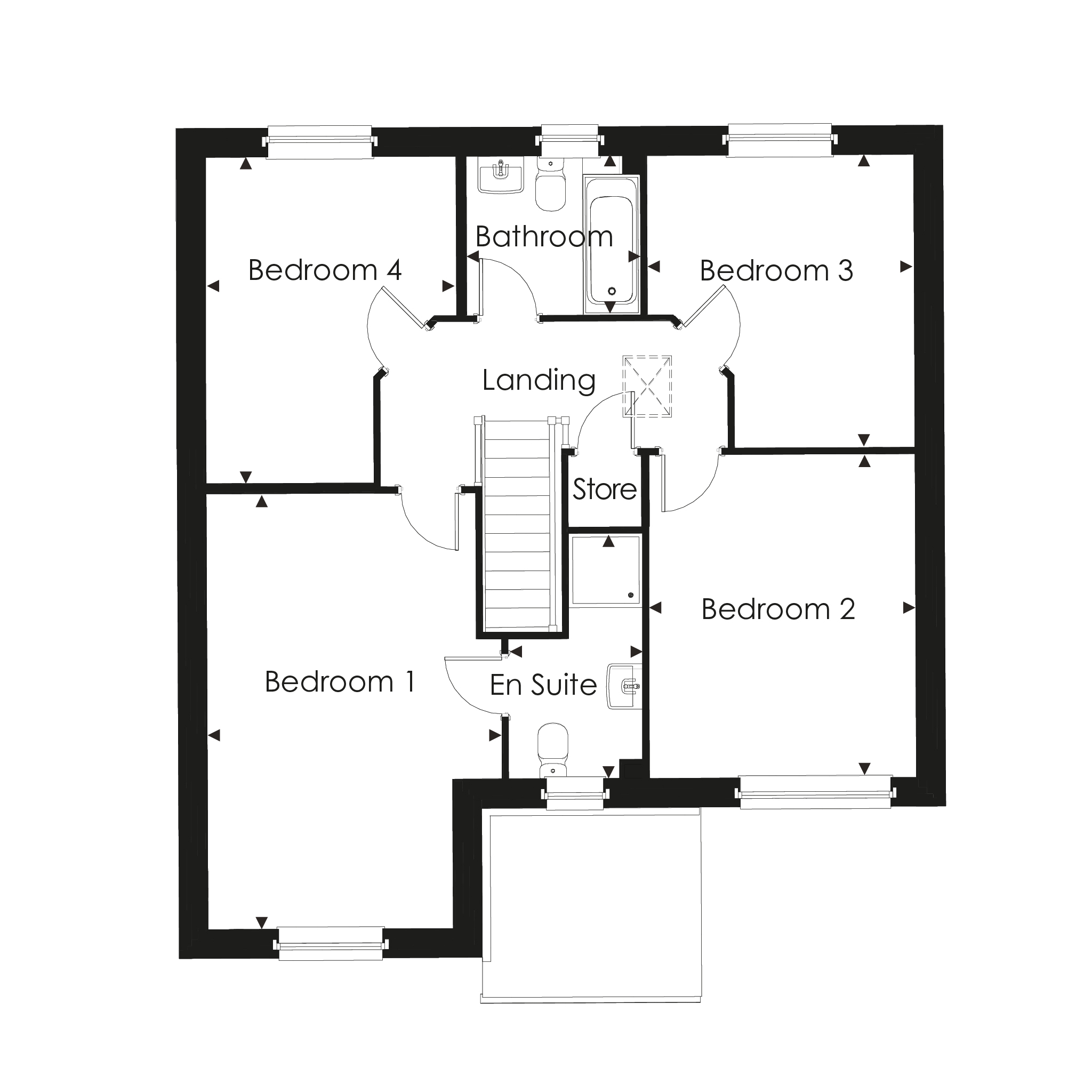 Tondu, Bridgend floorplan