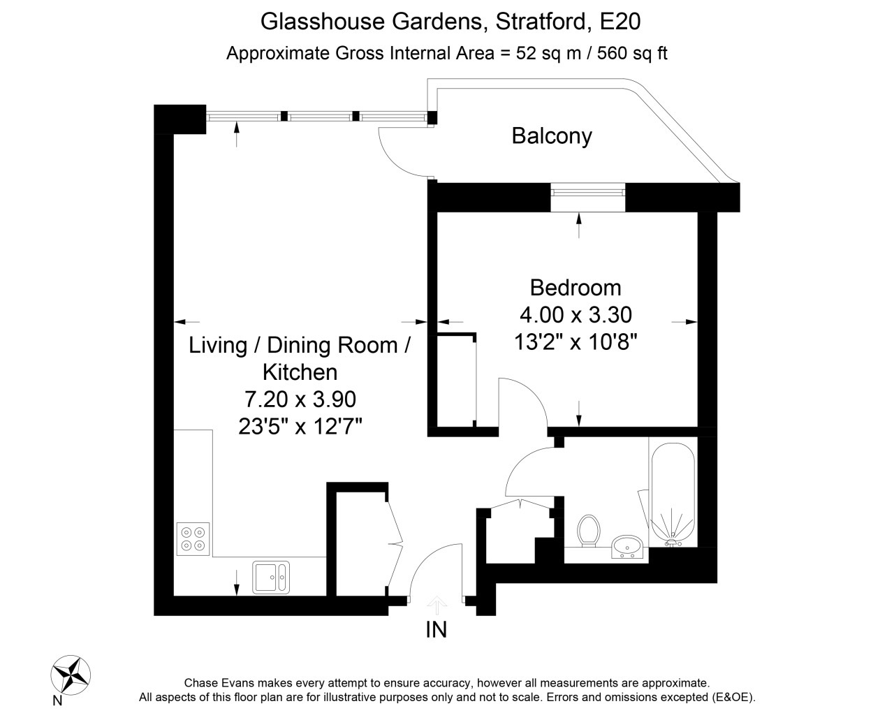 Glasshouse Gardens, London floorplan