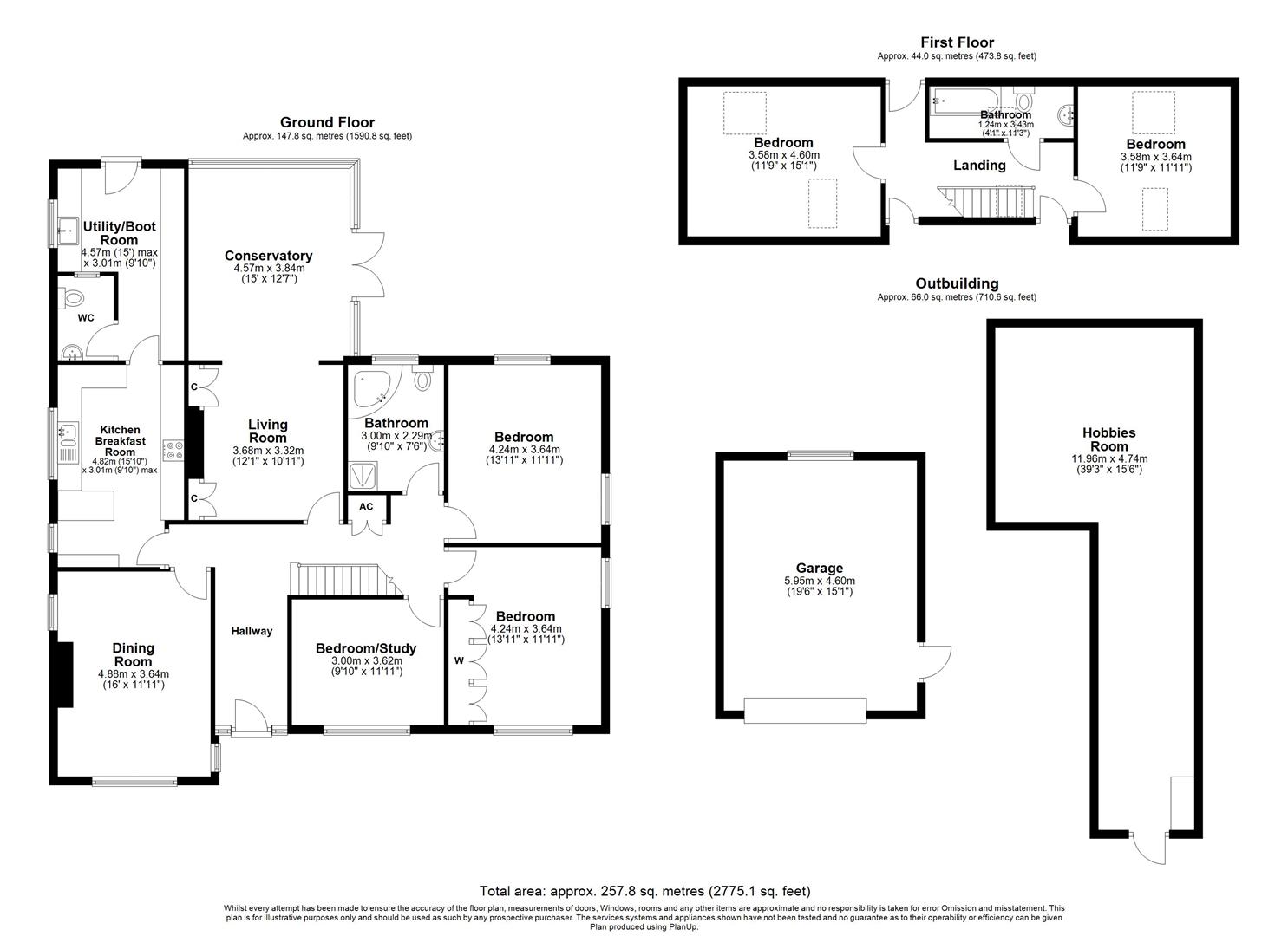 Tudor Lodge, Chalk Pit Lane, Wareham floorplan