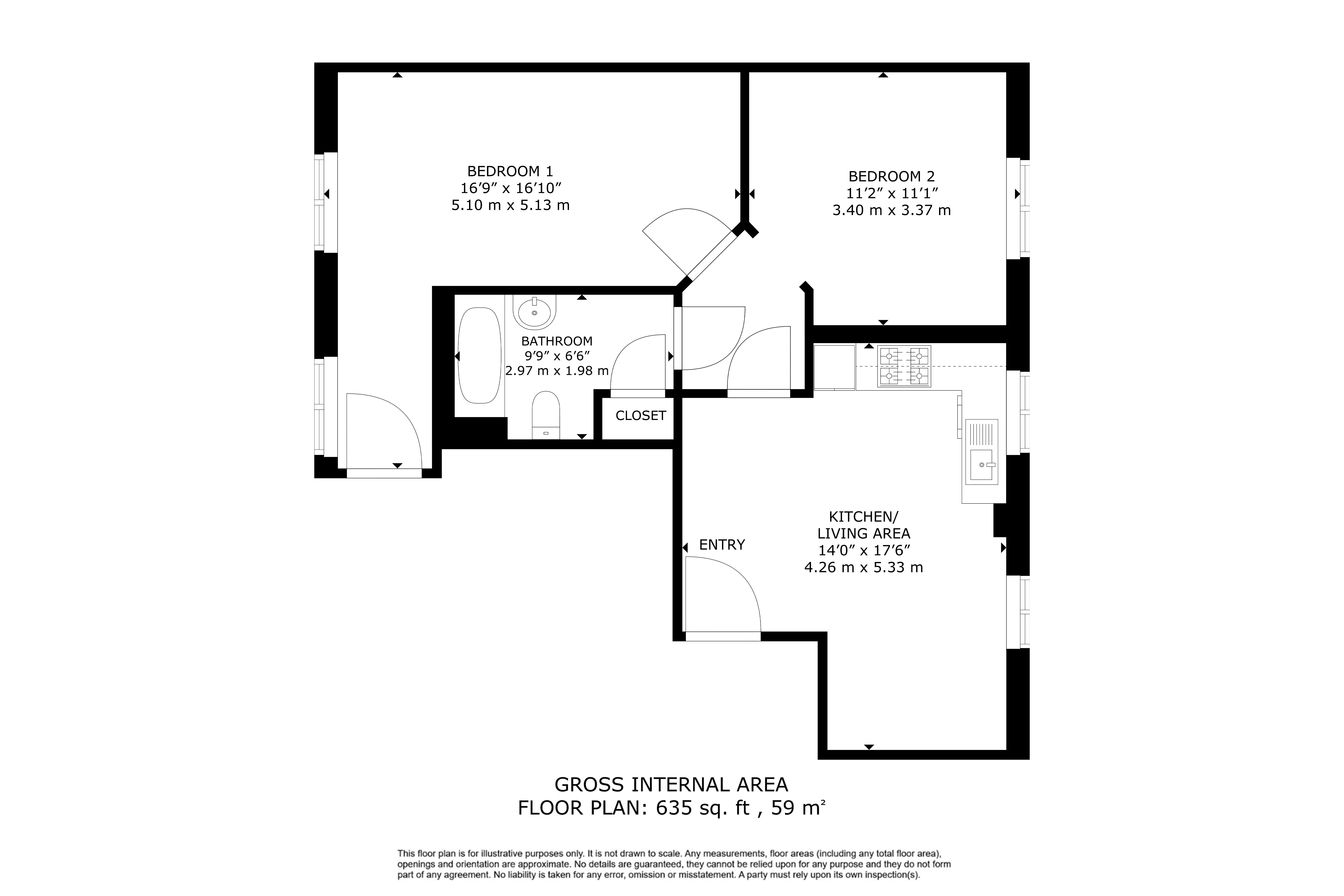 6 28, Kepwick Road, Leicester floorplan