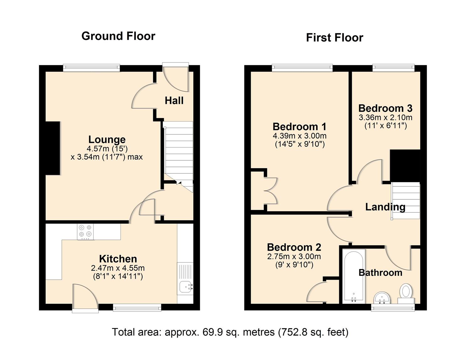 6, Astwood Avenue, Hull floorplan