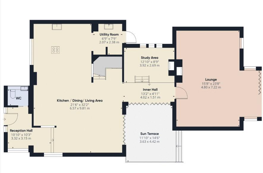 Oakley, Heath Drive, Tadworth floorplan