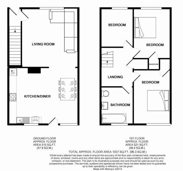 9, Brook View Court, Nottingham floorplan