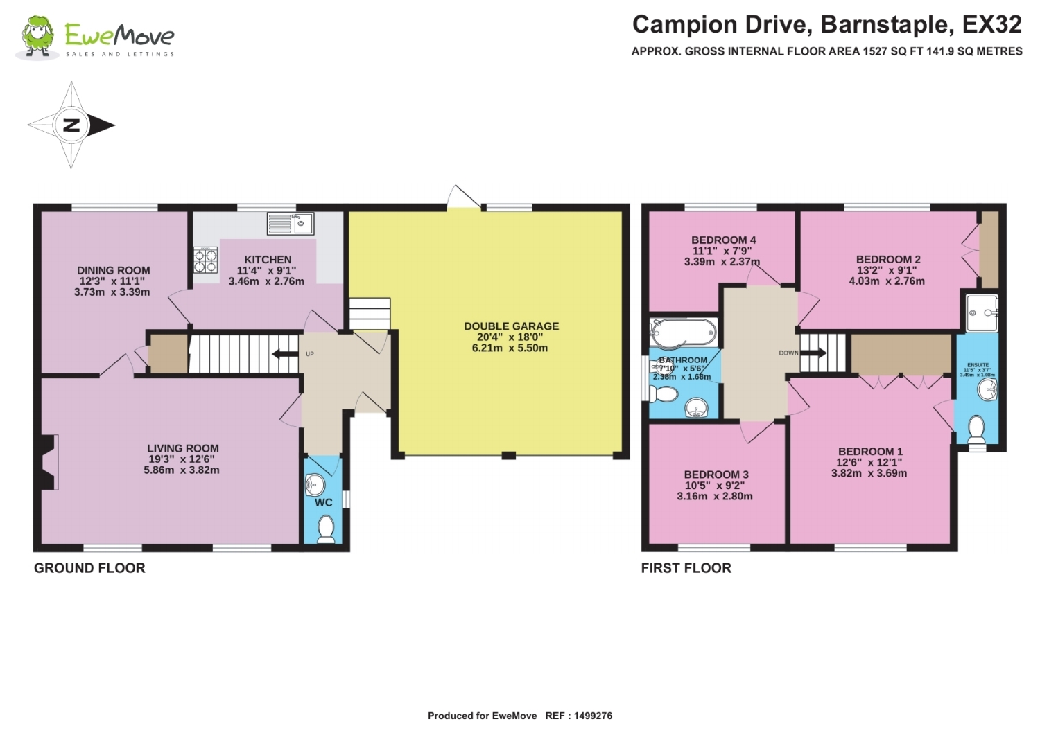 7, Campion Drive, Barnstaple floorplan