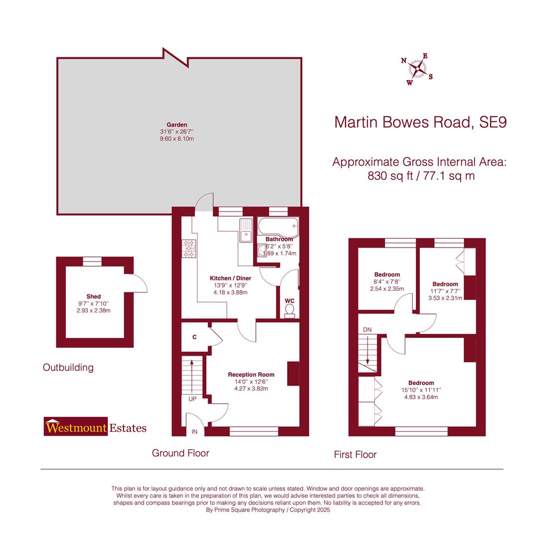 9, Martin Bowes Road, London floorplan