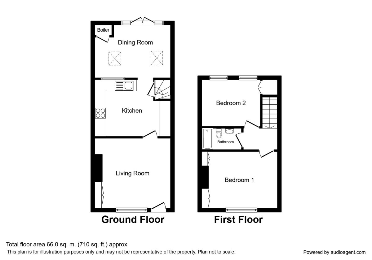 2 Bedrooms Terraced house for sale in Church Walk, Wilmslow SK9