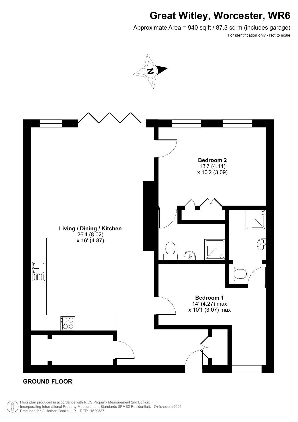 3, Old Hundred House Mews, Worcester floorplan