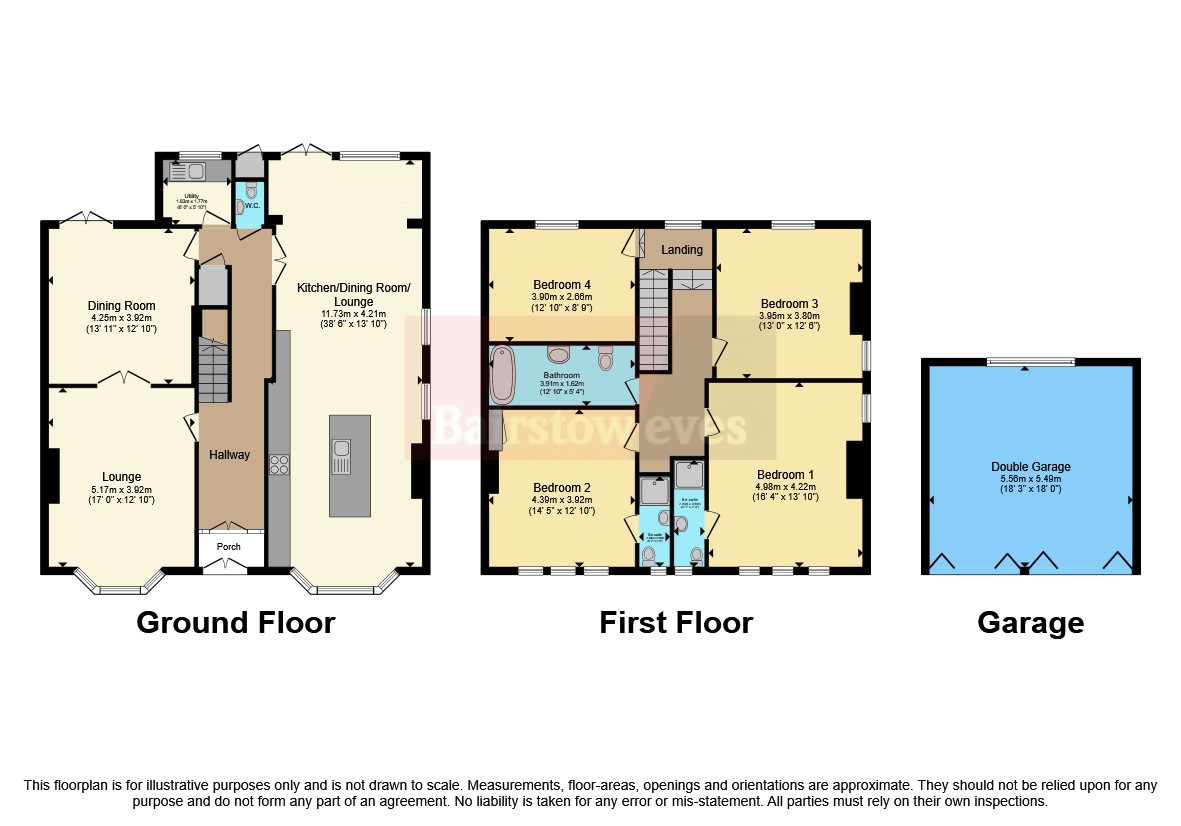 1, High Oakham Road, Nottinghamshire floorplan