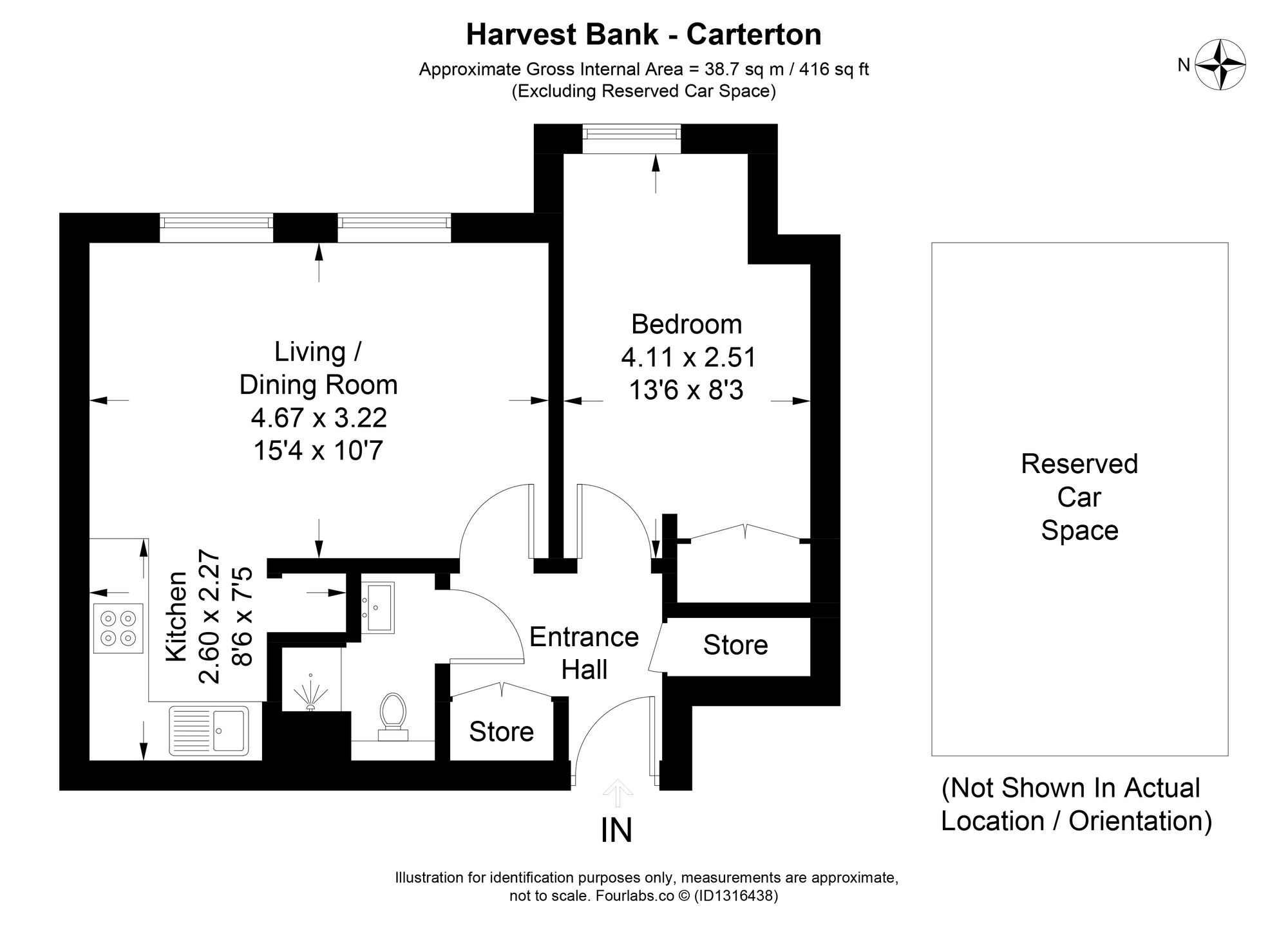 23 Harvest Bank, Carterton floorplan