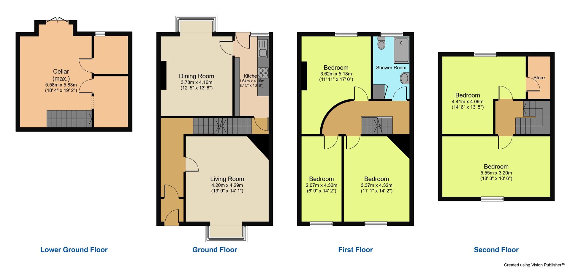 6, Gordon Terrace, Bradford floorplan