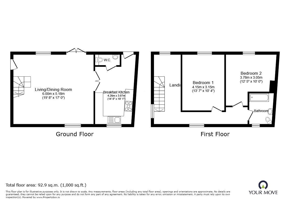 The Old Bakery,, Green Lane, Oswestry floorplan