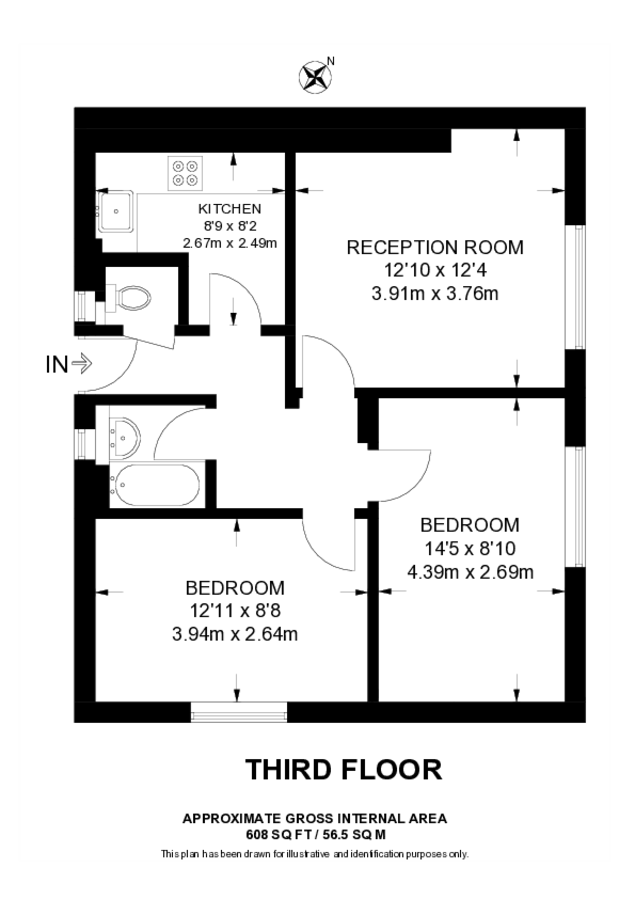 Pembury Road, Hackney floorplan