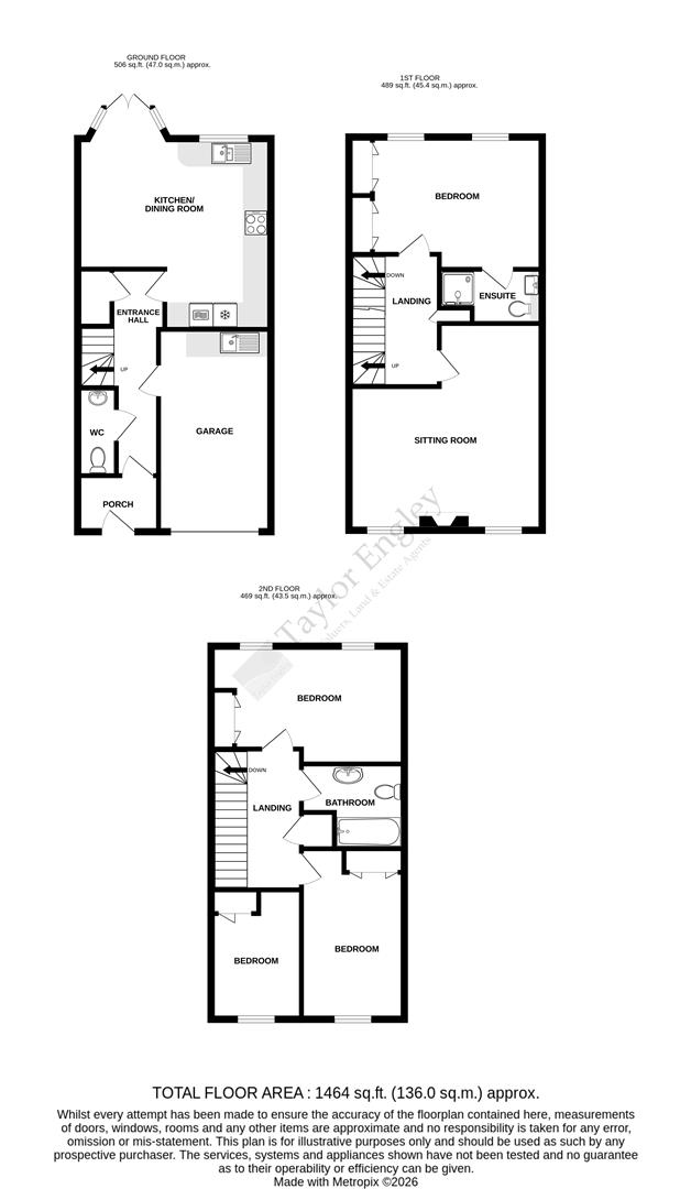 13, College Green, Eastbourne floorplan