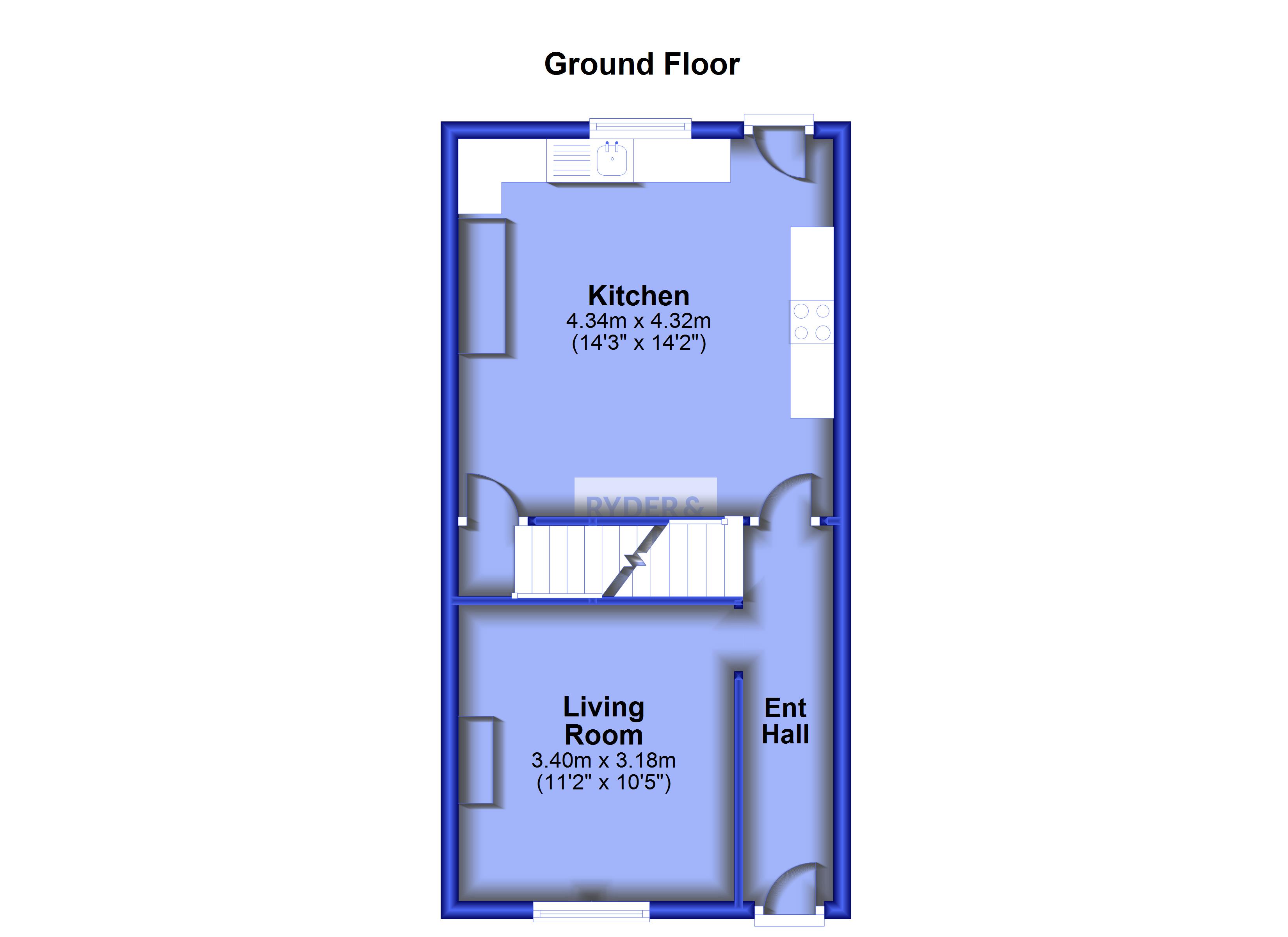 Lanehead Lane, Bacup, Rossendale OL13, 2 bedroom terraced house for