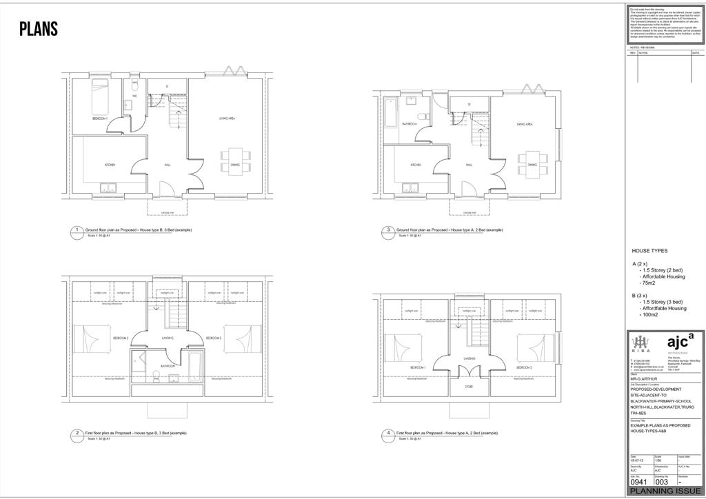 Land Adjacent To Blackwater Cp School, North Hill, Blackwater, Truro