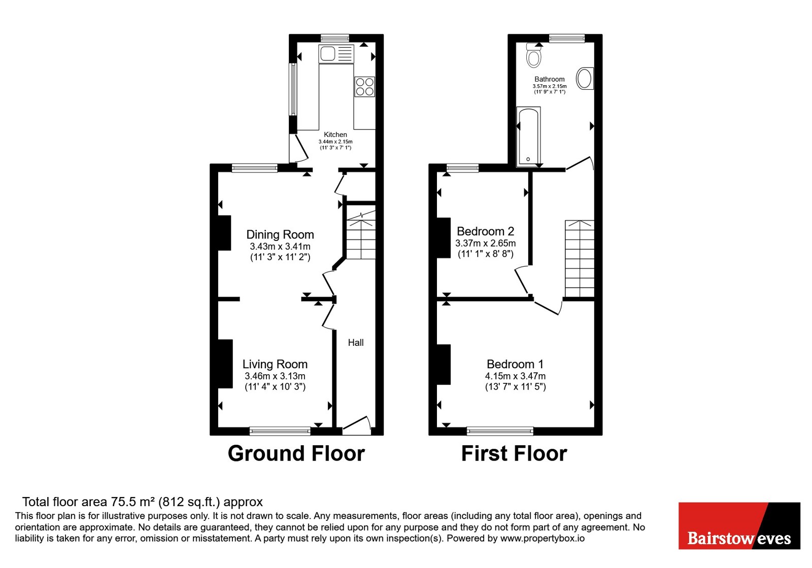 11, Fernbank Crescent, Kent floorplan
