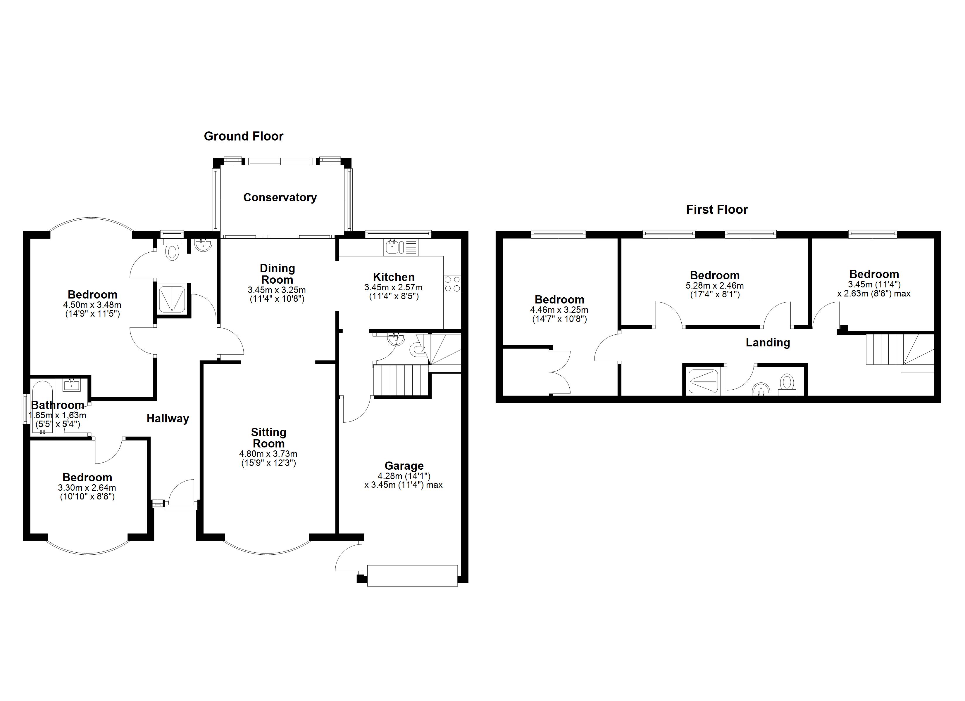8 Rochester Close, Bleadon Hill, Weston s Mare floorplan