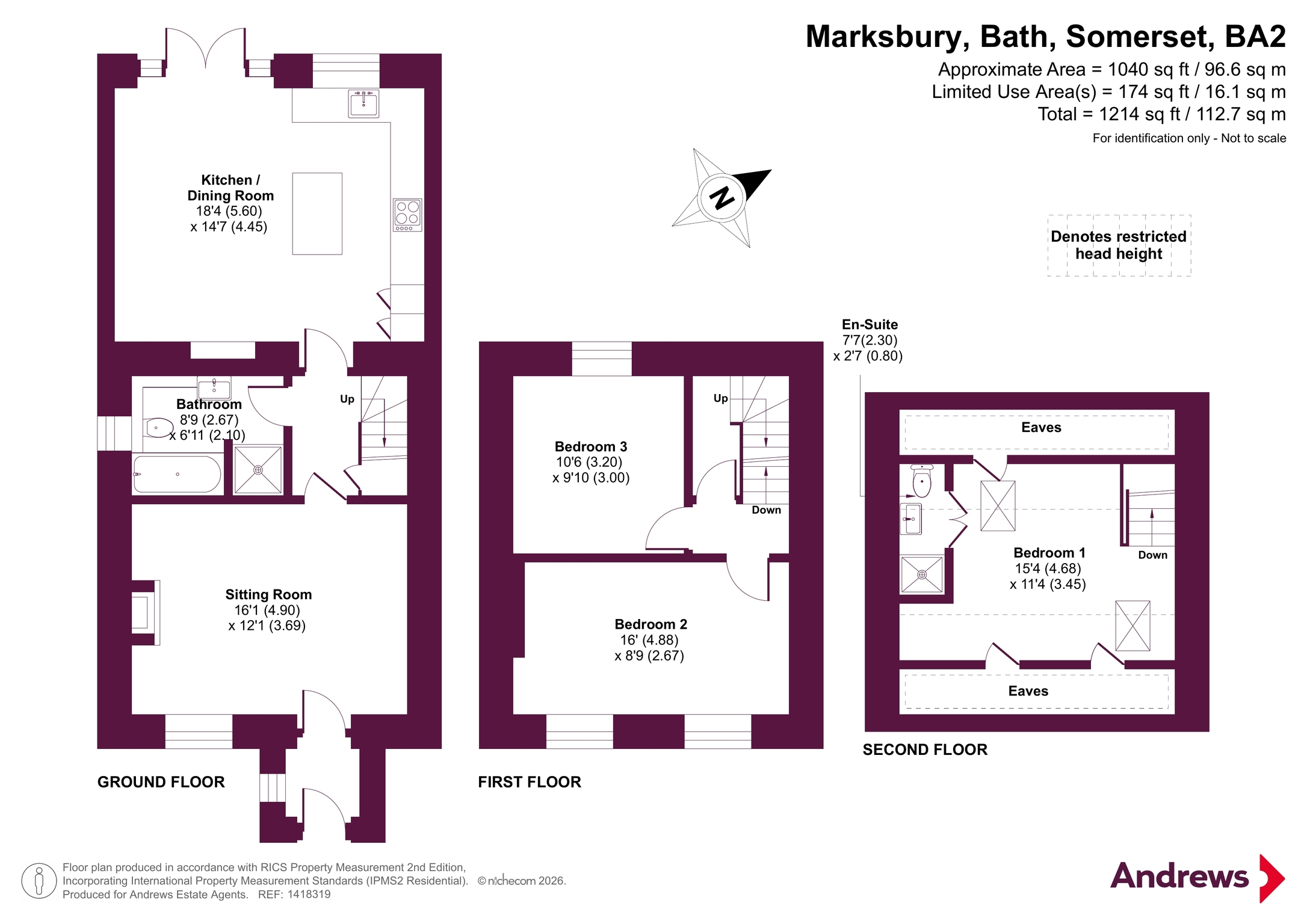 65, Marksbury, Somerset floorplan