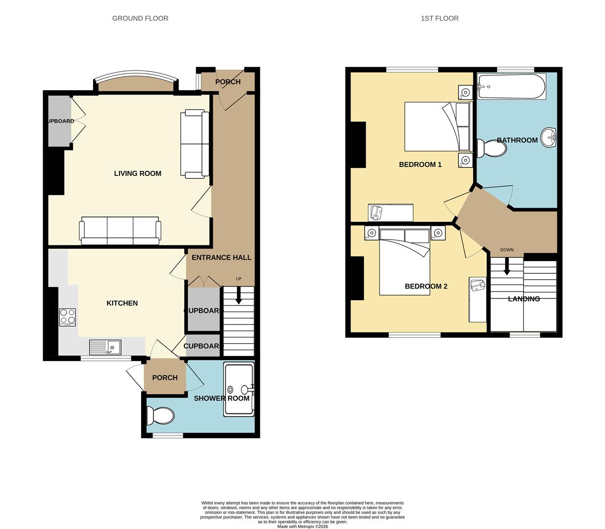 41, Bradford Street, Eastbourne floorplan