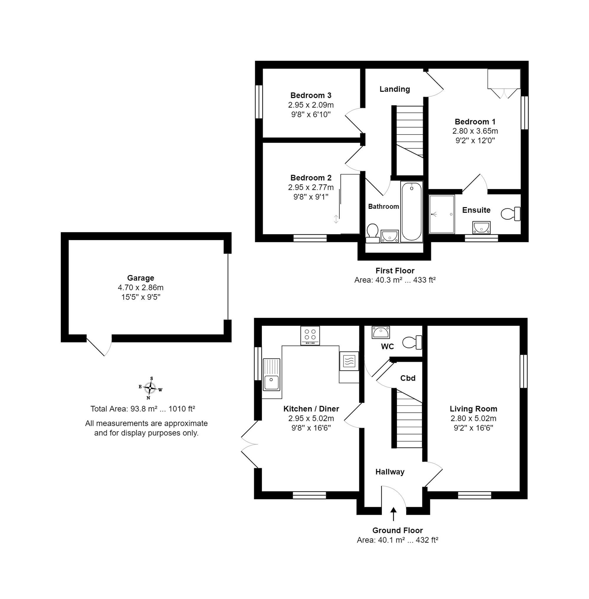 24 Nidderdale Way, Harrogate floorplan