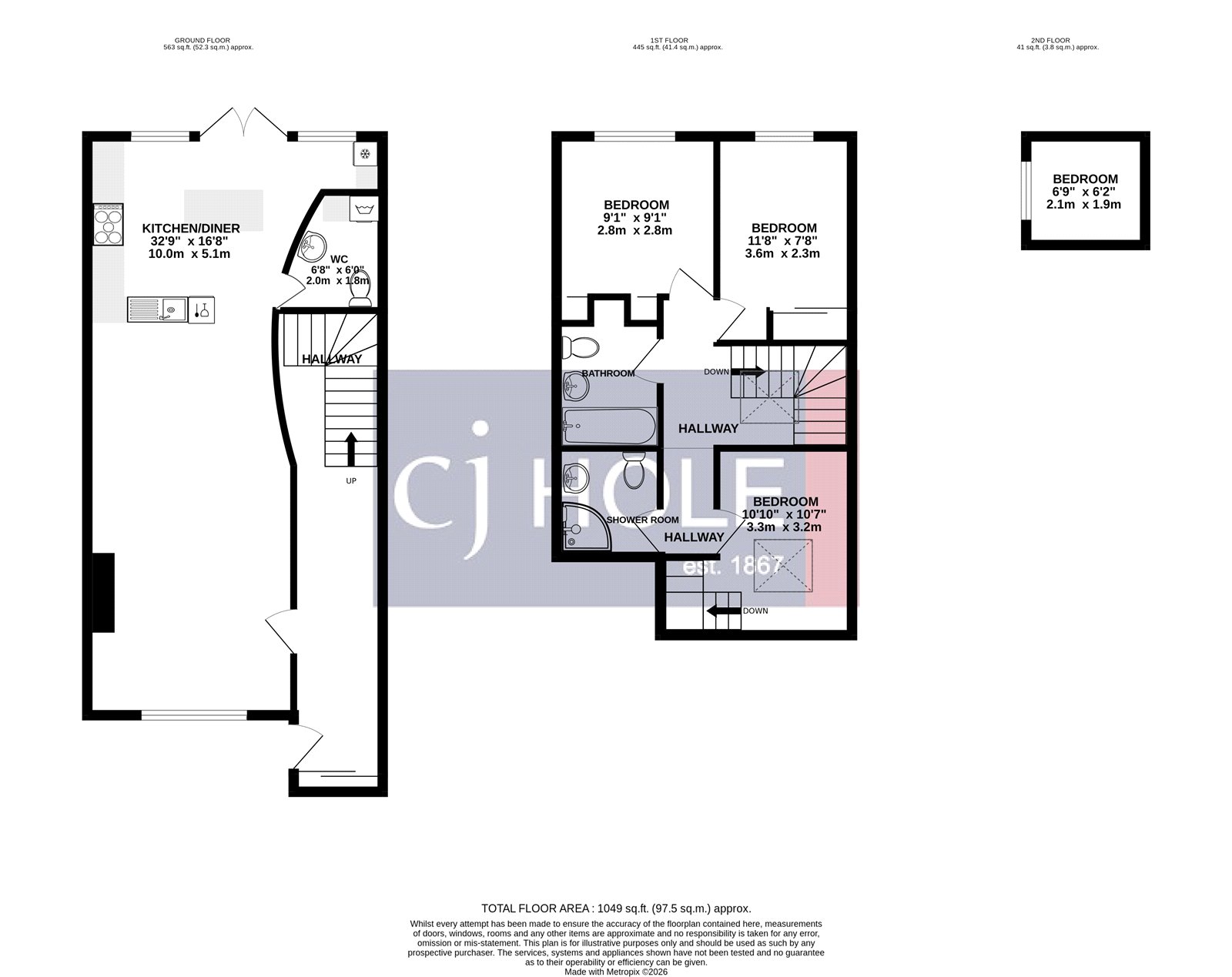 Normanton Road, Bristol floorplan