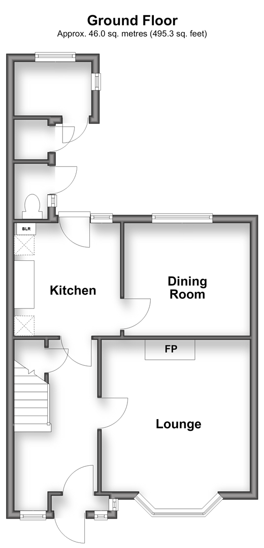 Anchor Road, Rochester floorplan