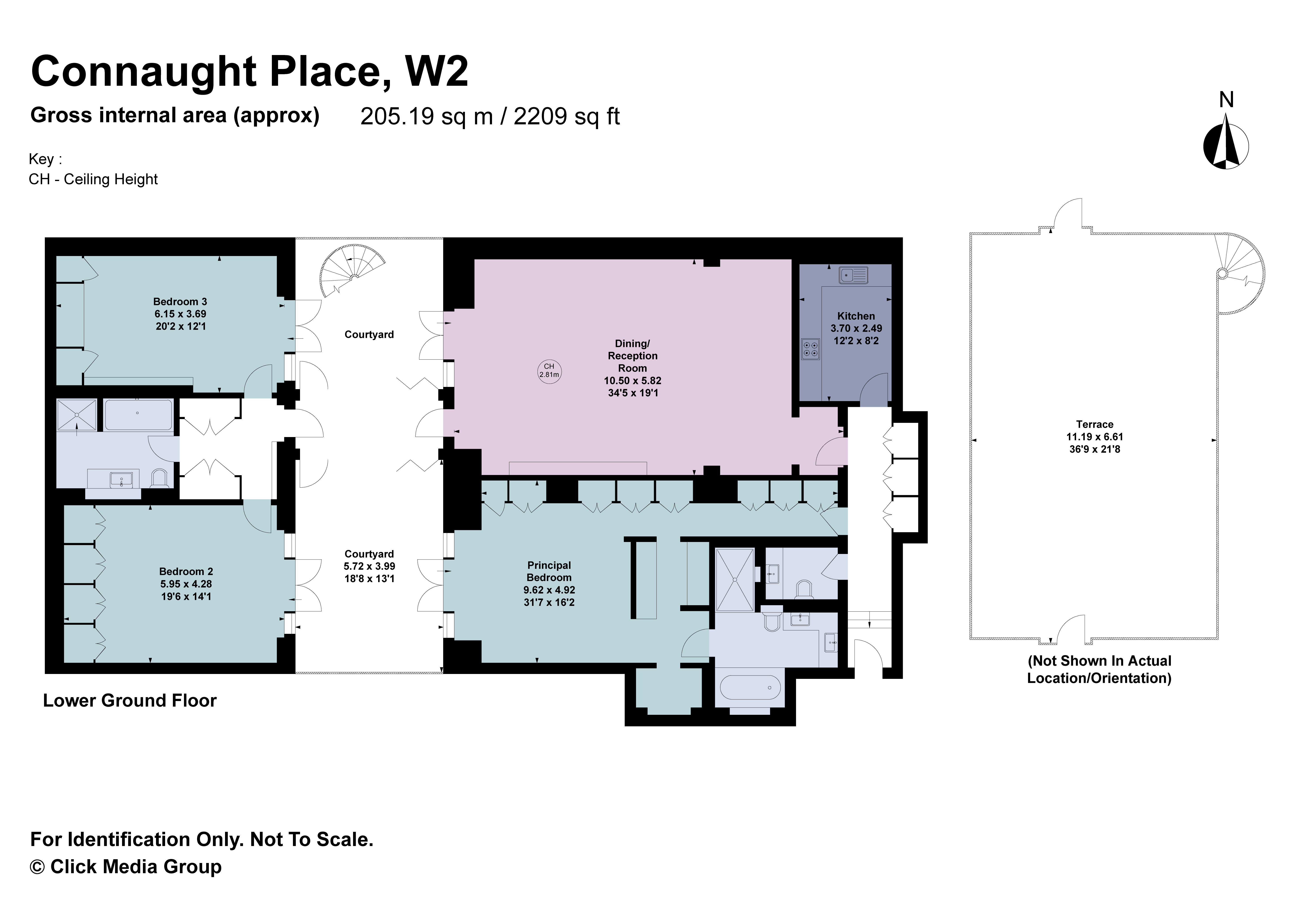 Connaught Place, London floorplan