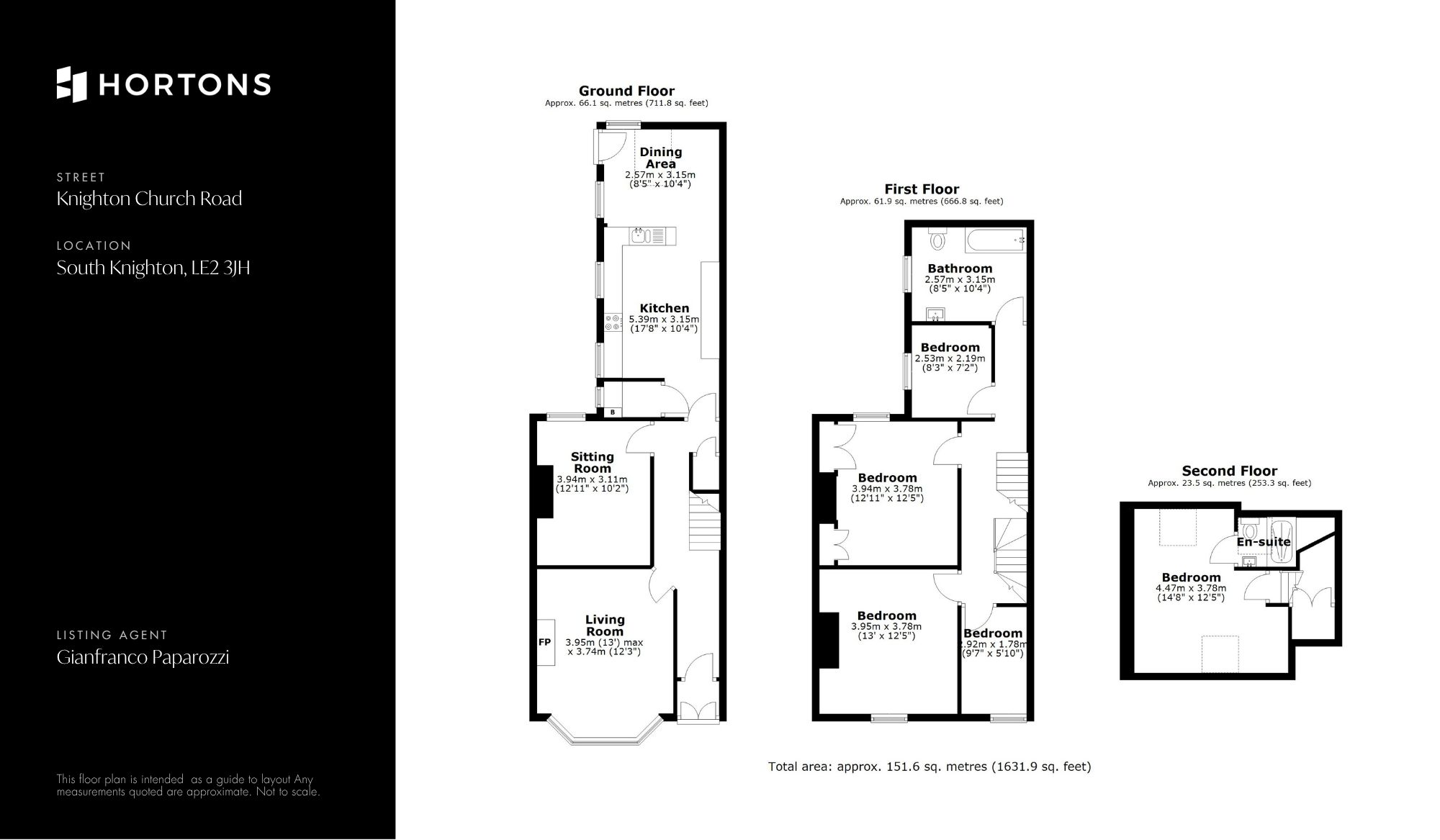 90 Knighton Church Road, Leicester floorplan