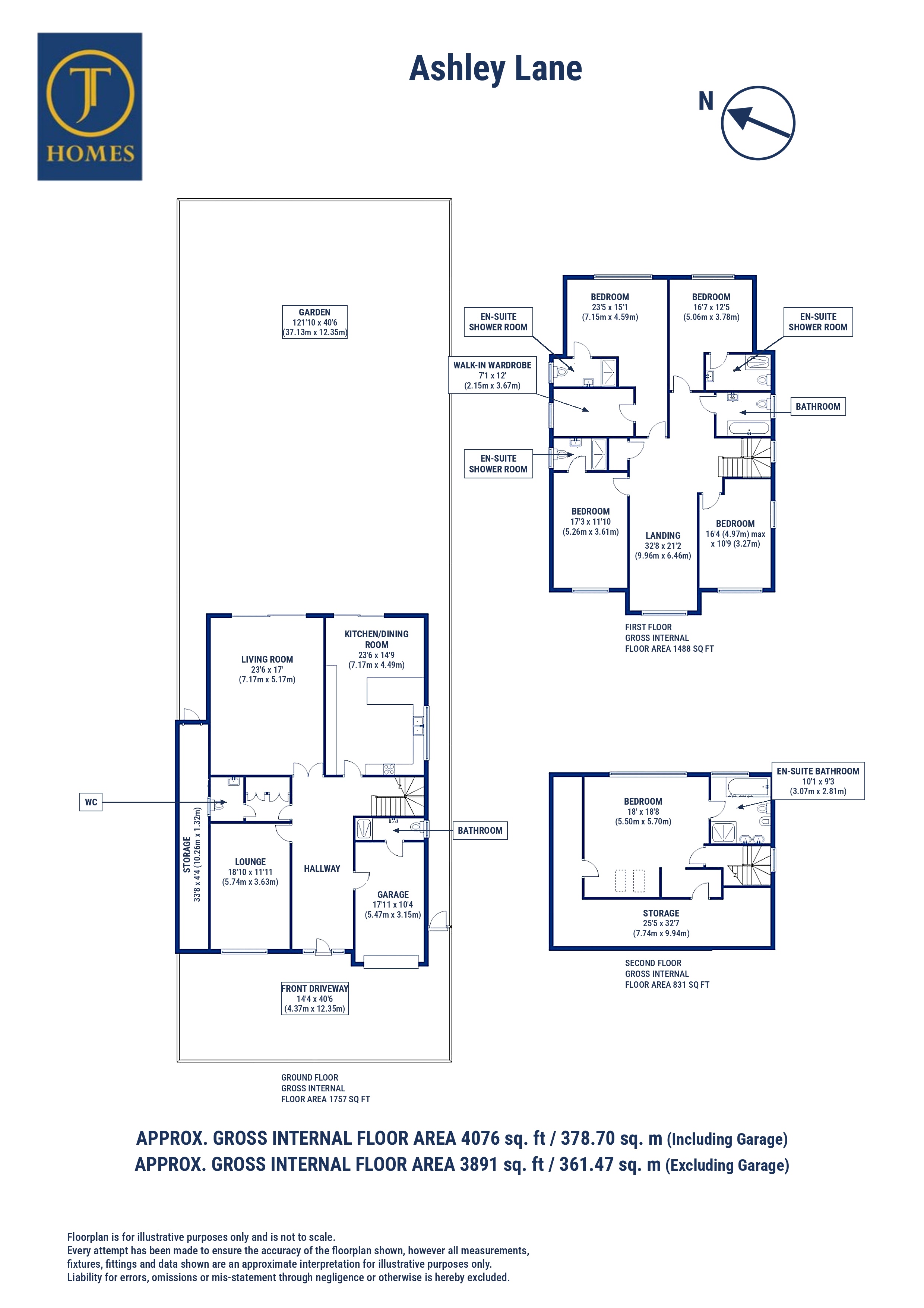 Ashley Lane, London floorplan