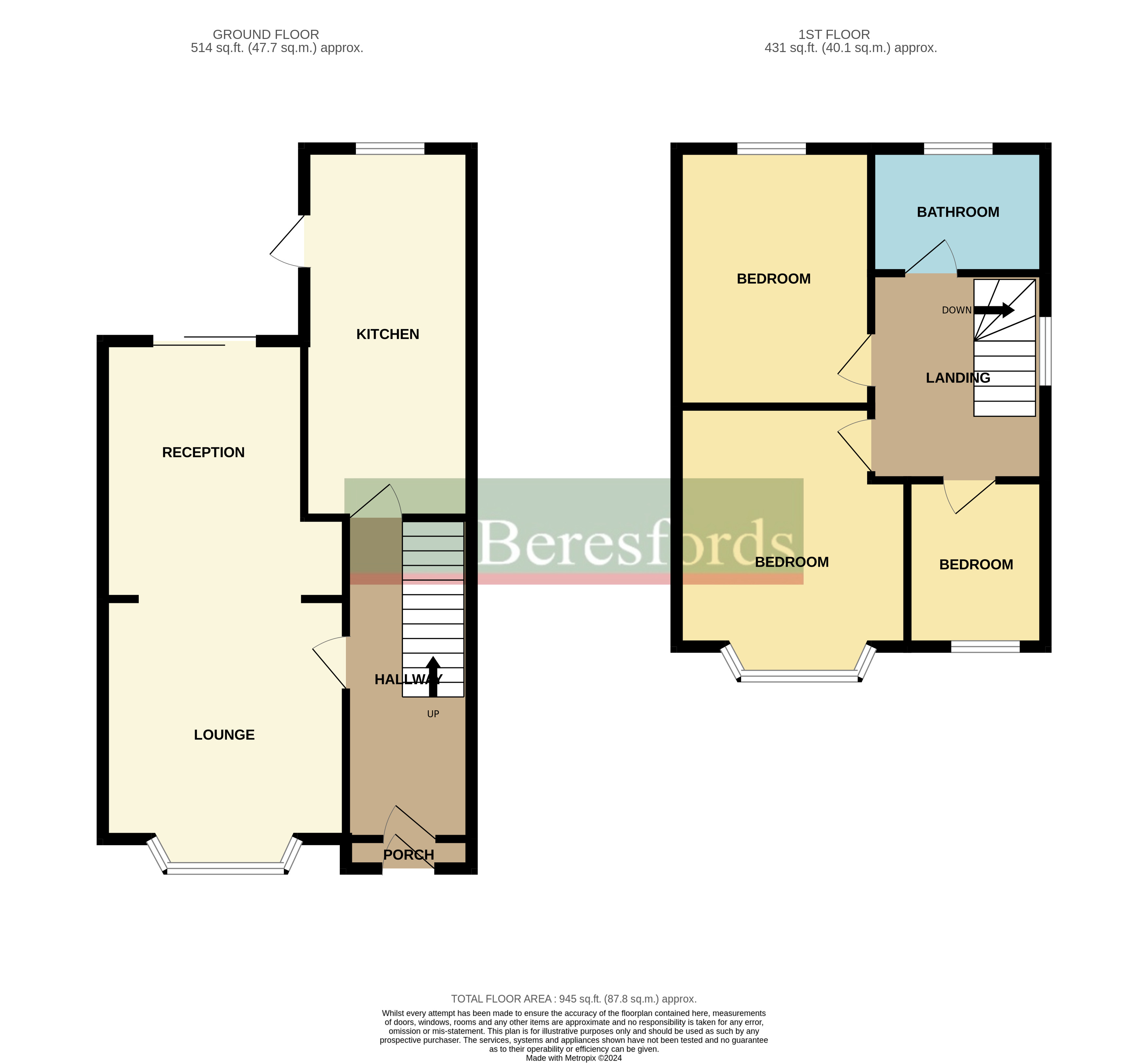 36, Suttons Lane, Hornchurch floorplan