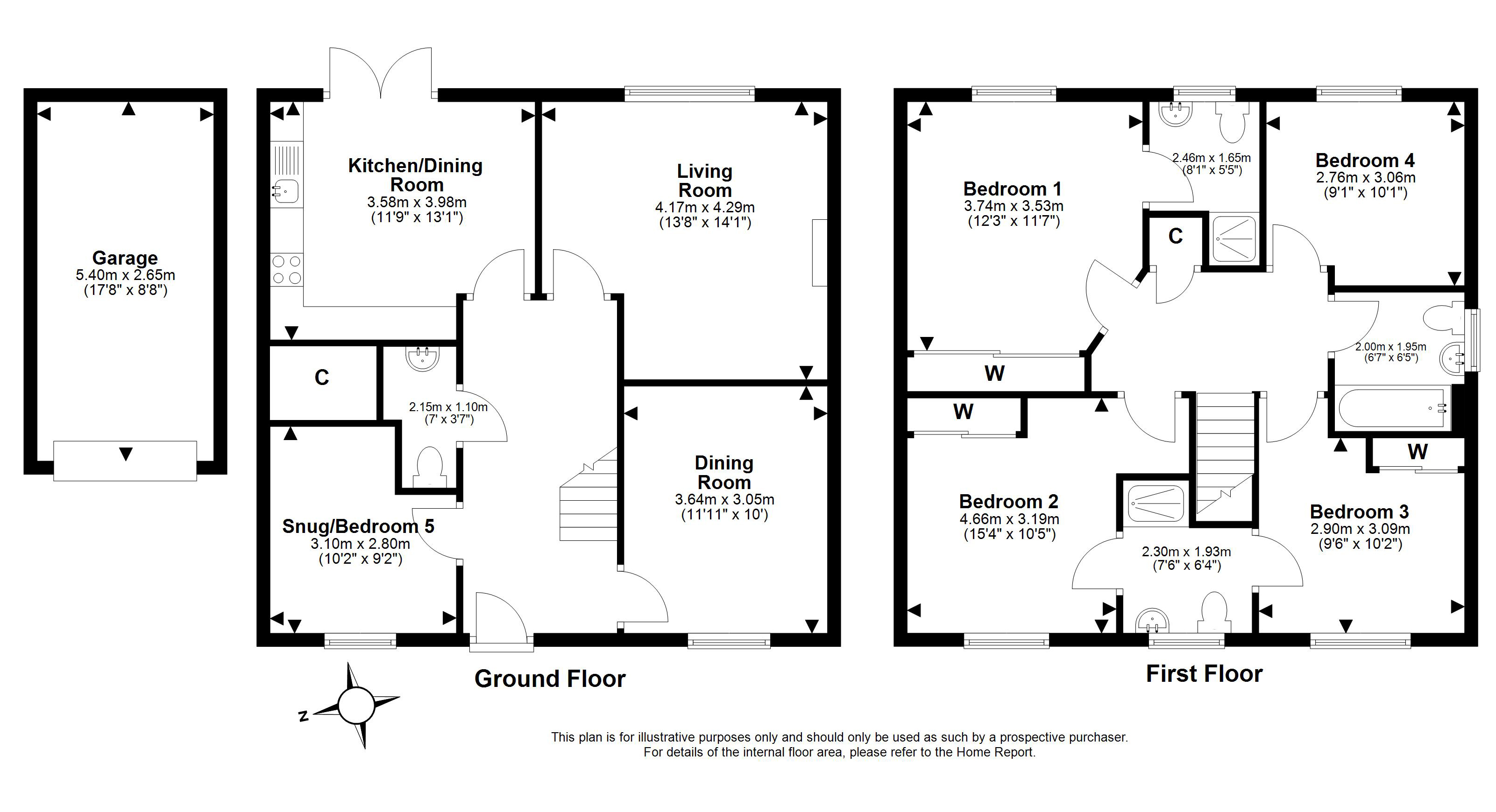 114, Clark Avenue, Musselburgh floorplan