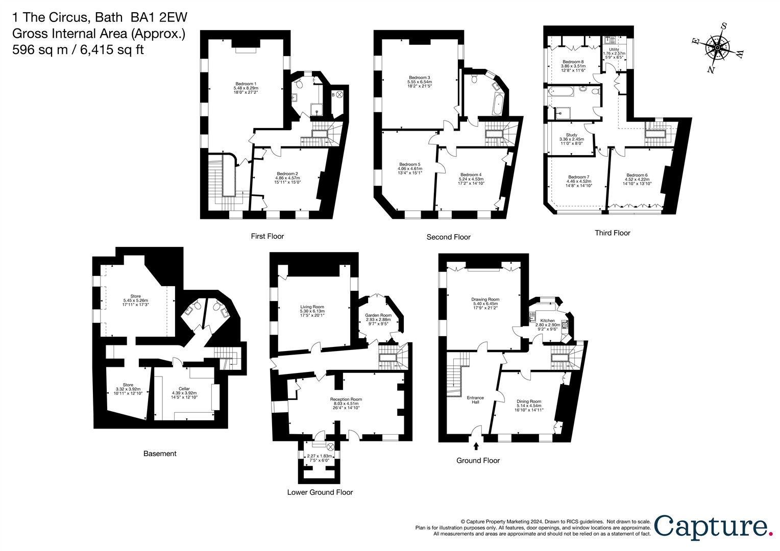 1, The Circus, Somerset floorplan