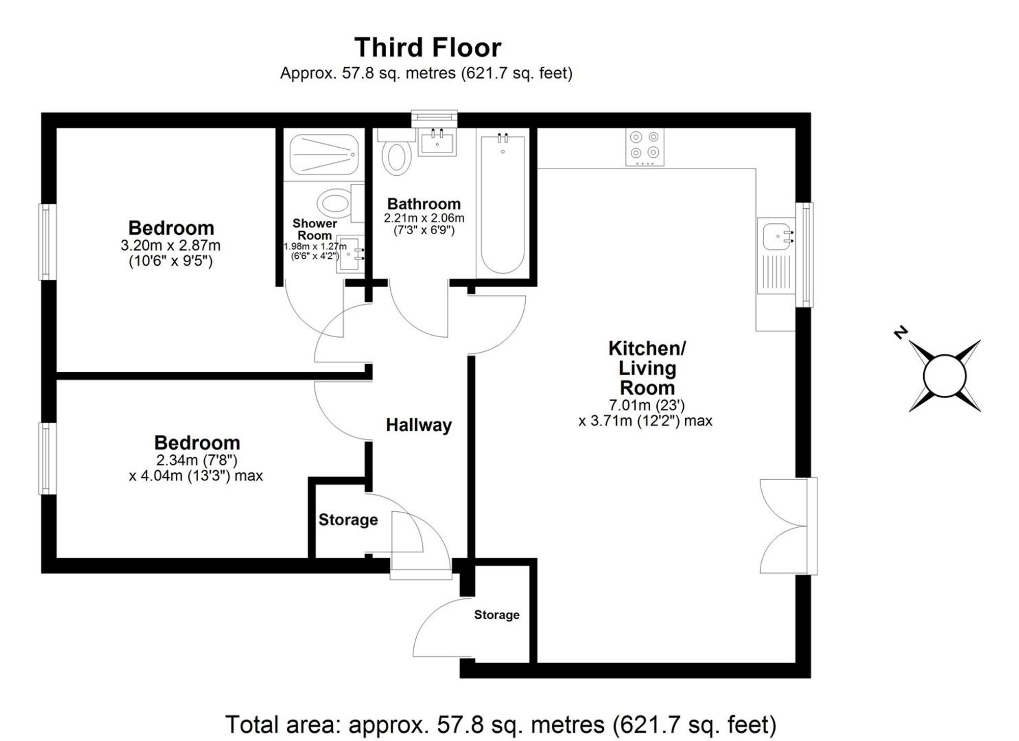 15 Blackthorn House, Chigwell floorplan