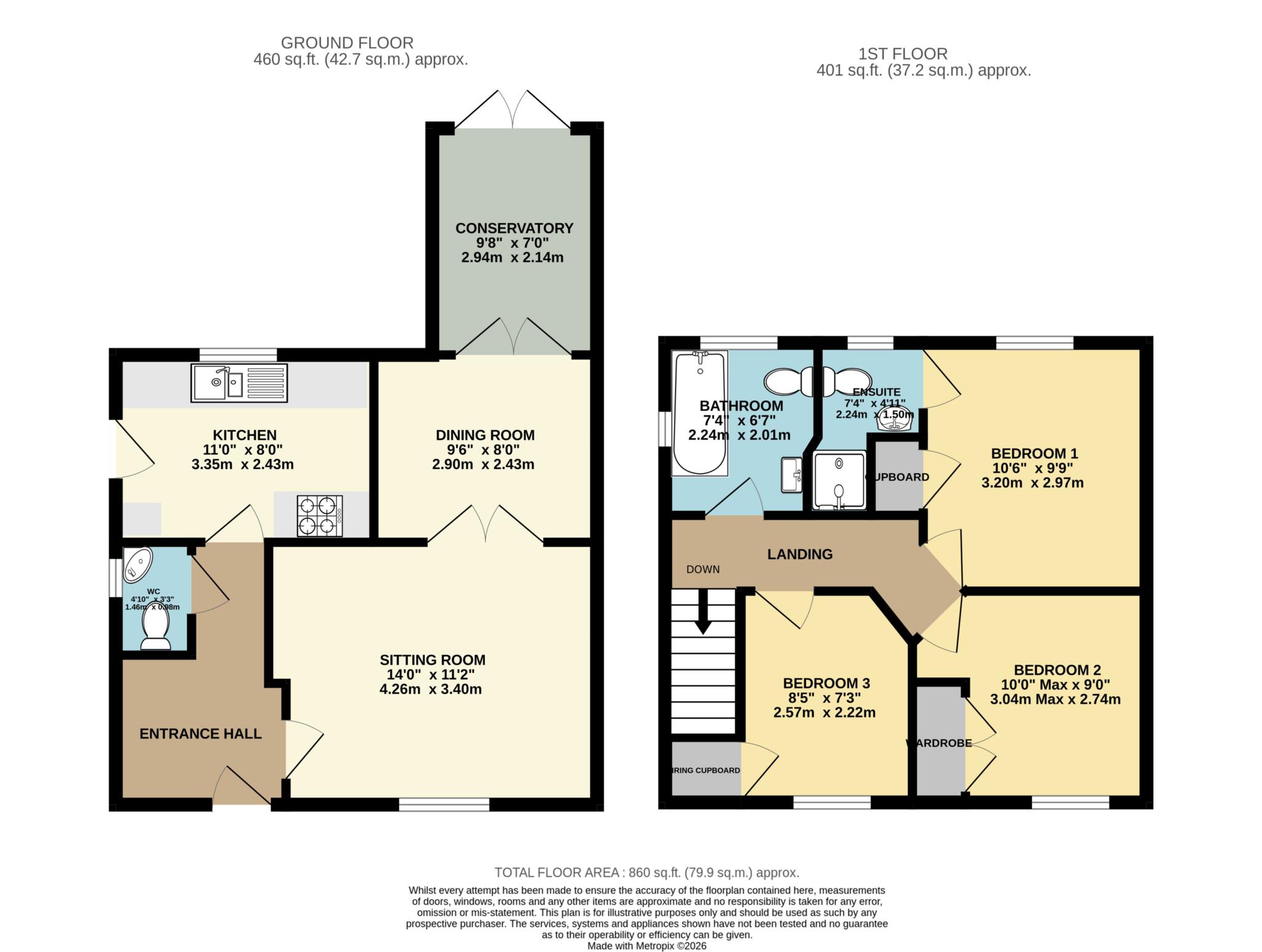10, Churchfields, Frome floorplan