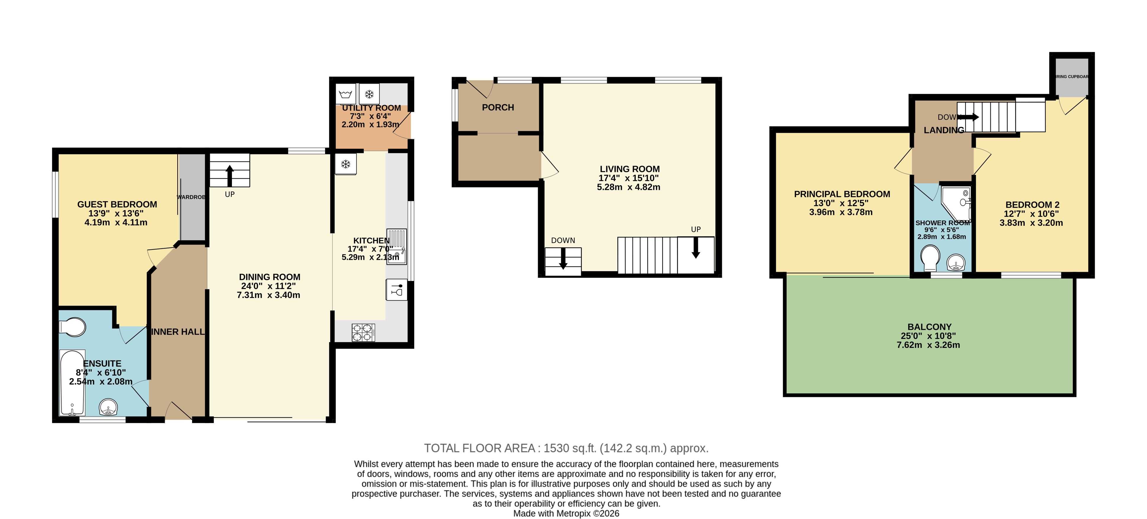 Brock House, Rue De L'eglise, Alderney floorplan