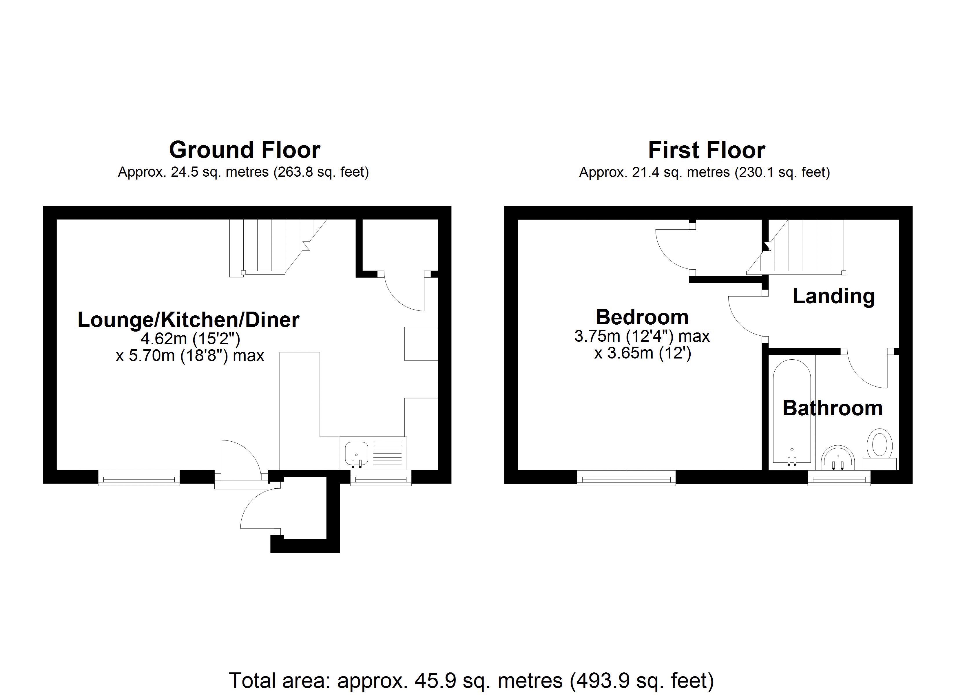 Marlborough Way, Telford TF3, 1 bedroom terraced house for sale
