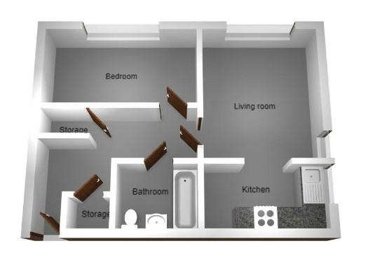 Flat 9, 26, Gilbertstone Court, Birmingham floorplan