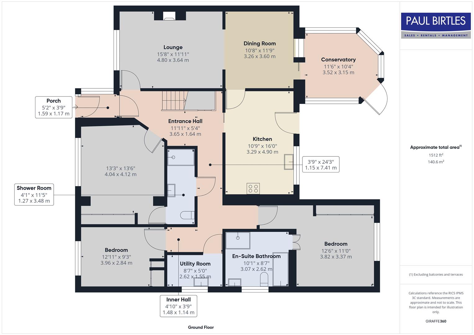 5, Woodhouse Road, Trafford floorplan