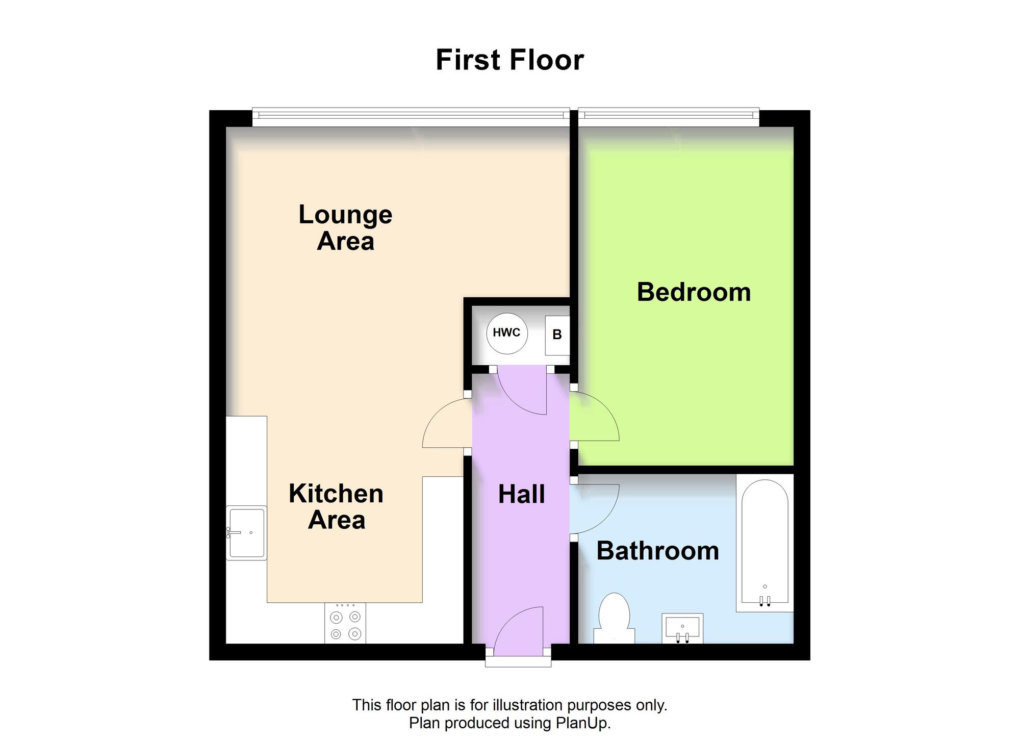 Flat 7, Centro, Milton Keynes floorplan