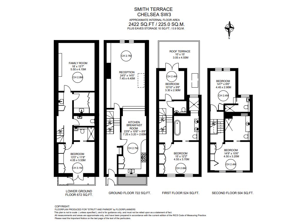 17, Smith Terrace, London floorplan