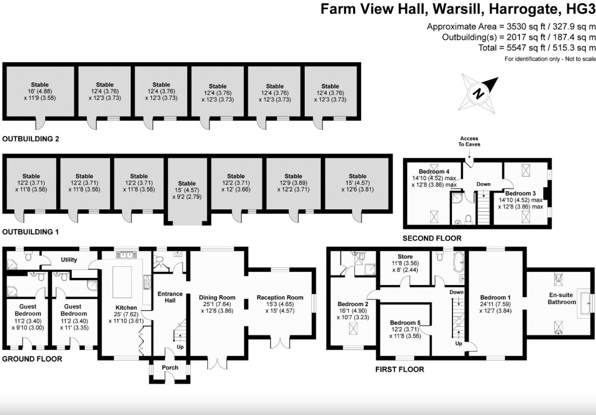 Farm View Hall, Harrogate floorplan