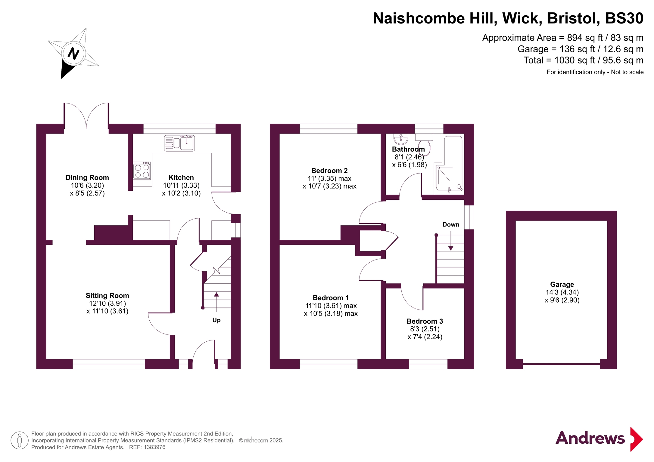 22, Naishcombe Hill, BRISTOL floorplan