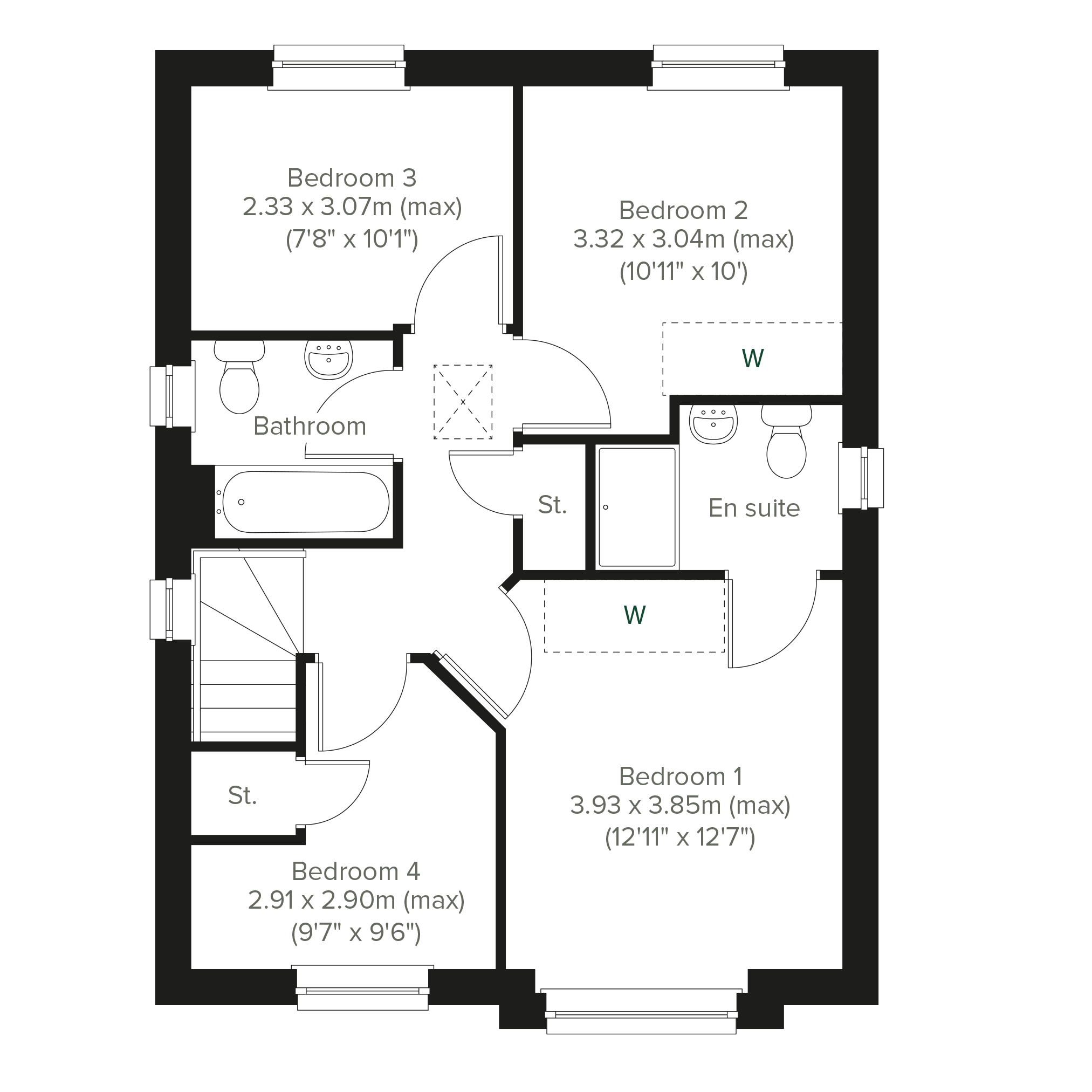 23, River Gore View, Gorebridge floorplan