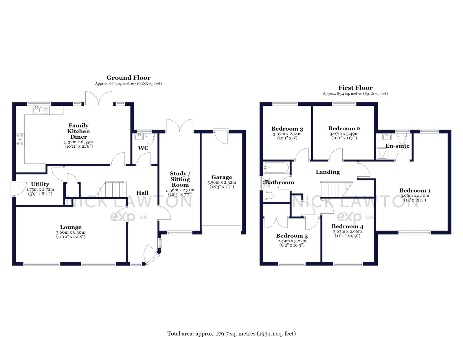 3, Highfield Close, Nottingham floorplan
